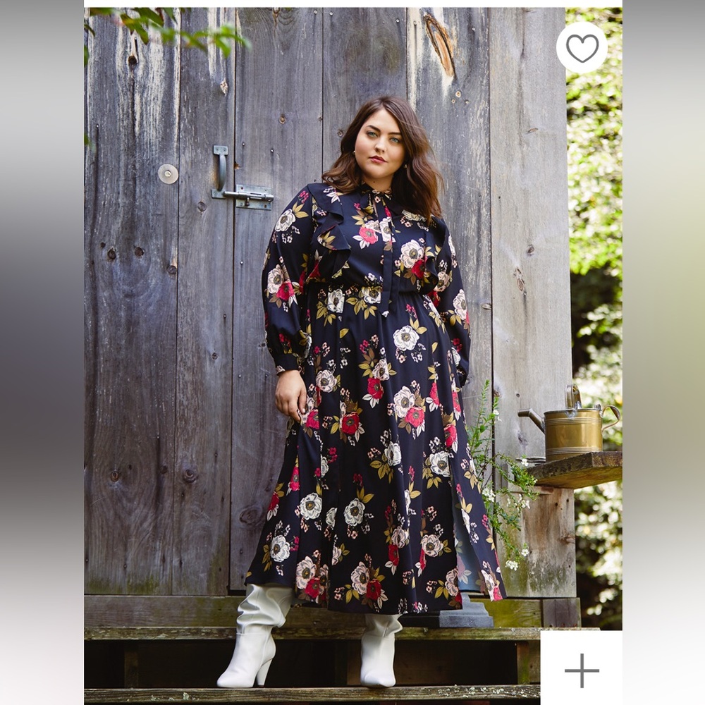 Eloquii Floral Maxi Dress